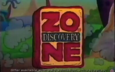 90’S DISCOVERY ZONE WITH FLINTSTONES STICKER GAME COMMERCIAL