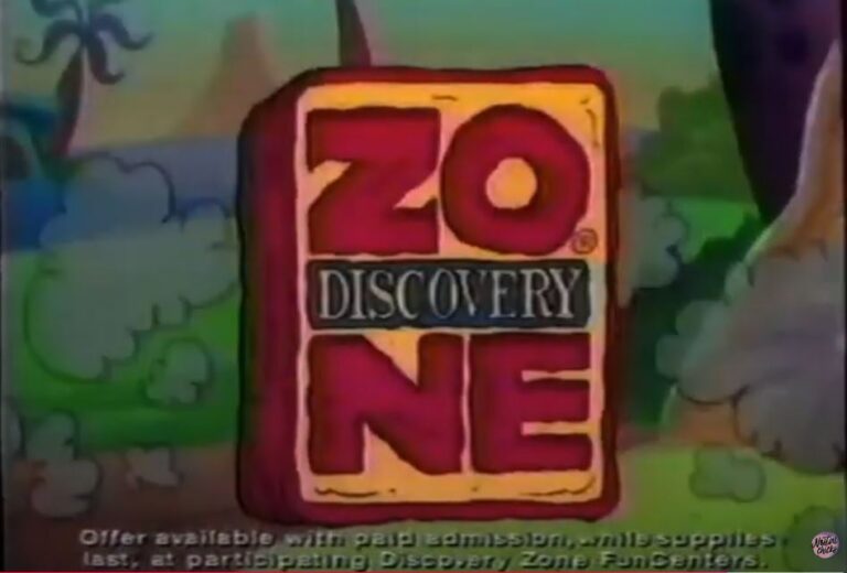 90’S DISCOVERY ZONE WITH FLINTSTONES STICKER GAME COMMERCIAL