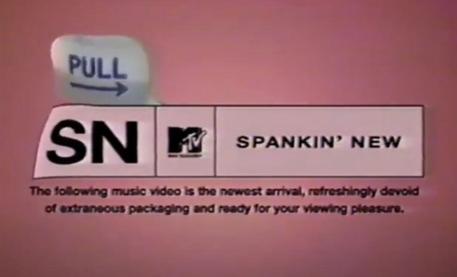 90’S MTV PULL STICKER COMMERCIAL