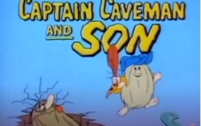 80’S CARTOON – CAPTAIN CAVEMAN & SON INTRO SCENE