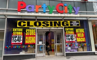 PARTY CITY IMMEDIATELY CLOSING ALL STORES AFTER 38 YEARS IN BUSINESS