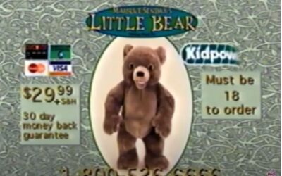 1995 LITTLE BEAR TALKING PLUSH TOY COMMERCIAL