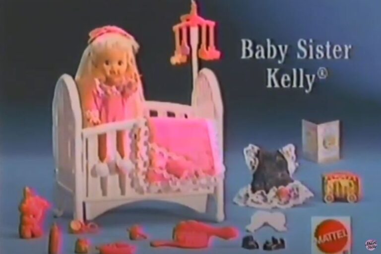 1994 BARBIE BABY SISTER KELLY TOY COMMERCIAL