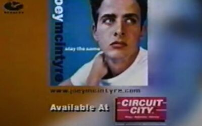 90’S JOEY MCINTYRE – STAY THE SAME DEBUT ALBUM PROMO COMMERCIALS