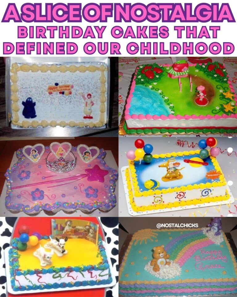 A SLICE OF NOSTALGIA: BIRTHDAY CAKES THAT DEFINED OUR CHILDHOOD