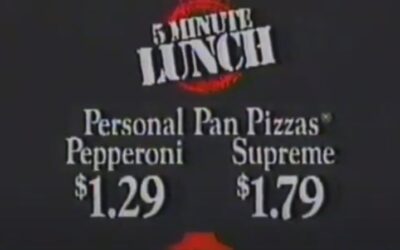 90’S PIZZA HUT PERSONAL PAN PIZZA COMMERCIAL