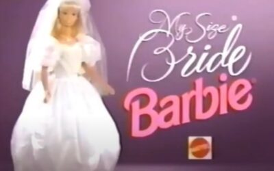 90’S MY SIZE BRIDE BARBIE DOLL COMMERCIAL