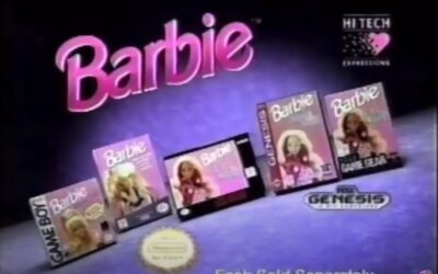 1993 BARBIE SUPER MODEL VIDEO GAME COMMERCIAL