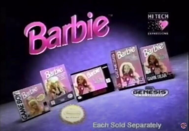 1993 BARBIE SUPER MODEL VIDEO GAME COMMERCIAL