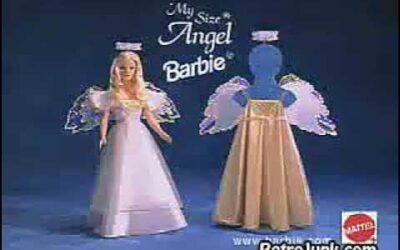 1992 MY SIZE ANGEL BARBIE DOLL COMMERCIAL