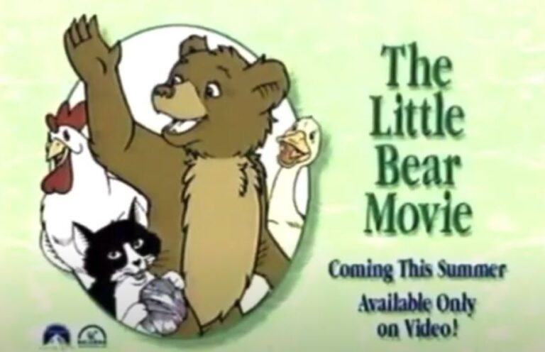 2001 THE LITTLE BEAR MOVIE PROMO